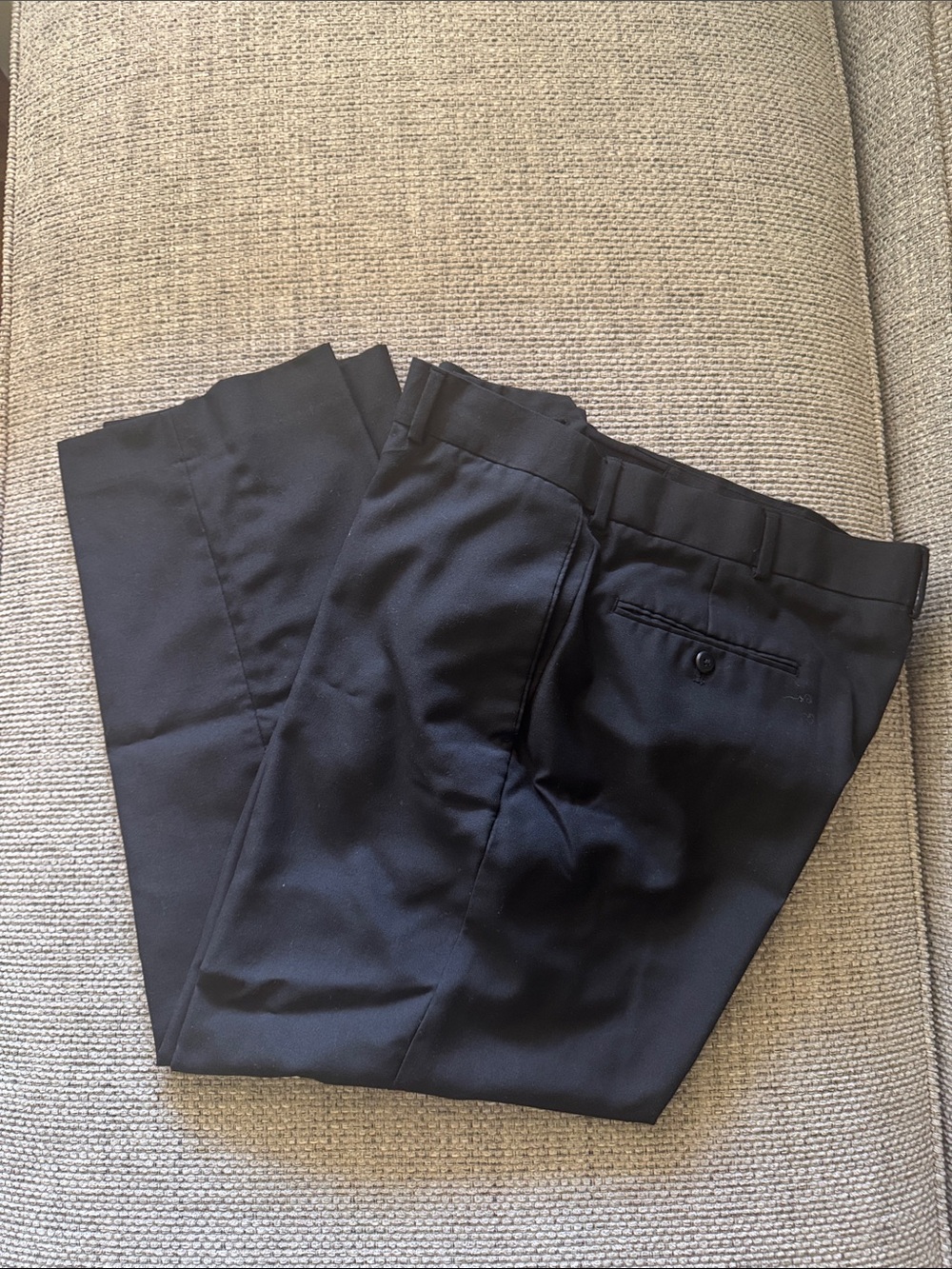 Stafford Men's Black Dress Pants